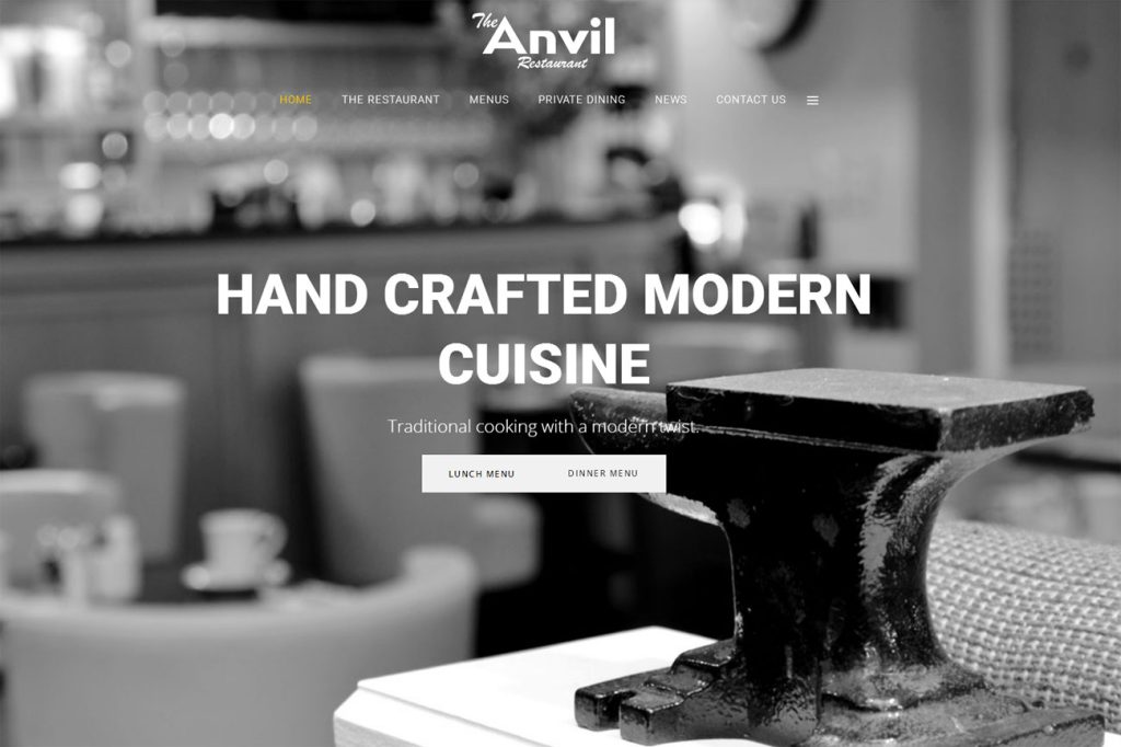 anvil-new restaurant Websites design kilkenny