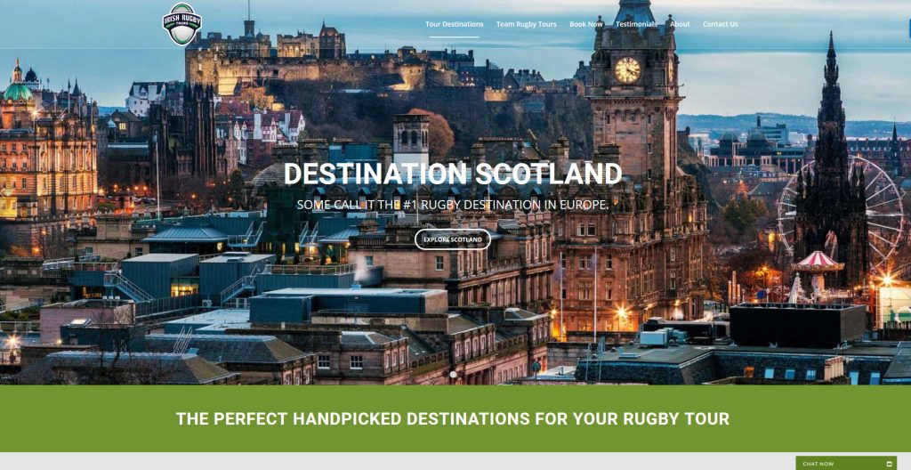 irt-3 Tour Operator Website Design Ireland