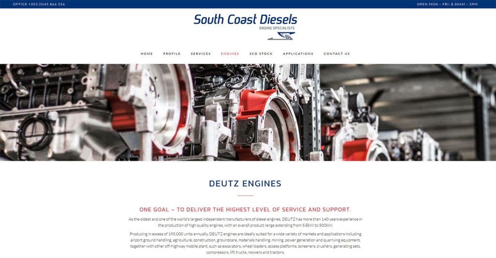 webite-development-kildare-south-coast-diesels-3 Web Design Kildare - by Intrade