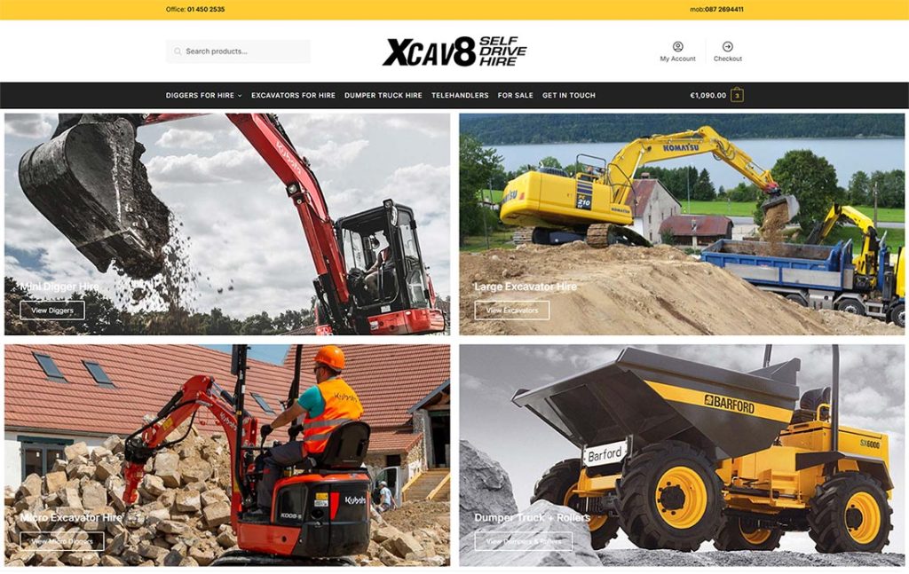 Websites for Construction Kilkenny. Online Shop Websites